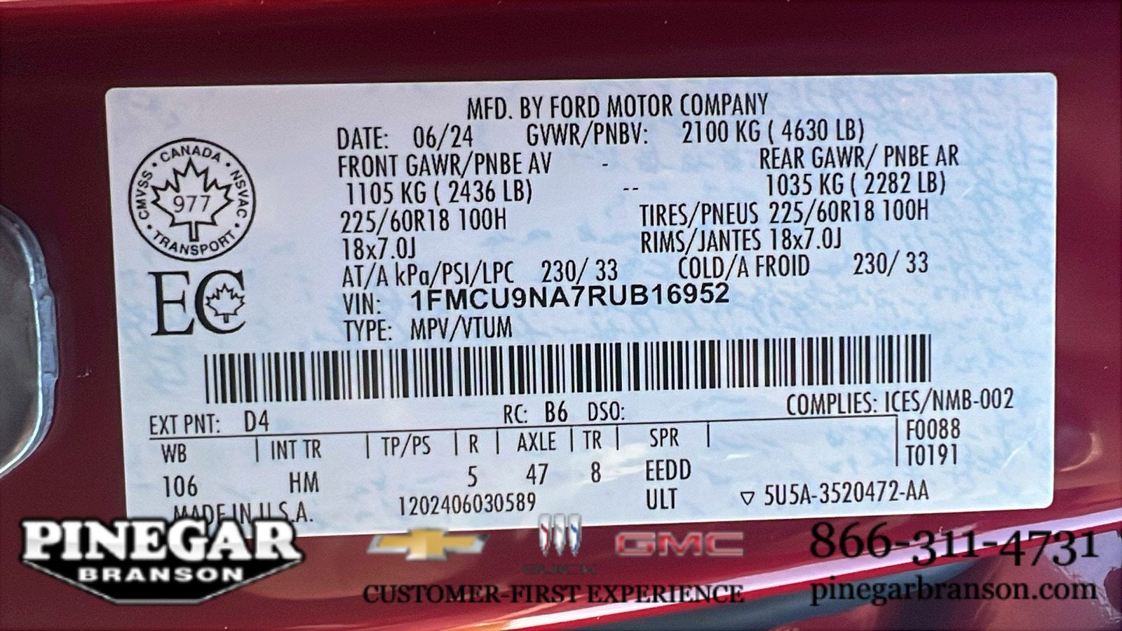 2024 Ford Escape ST-Line Select