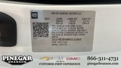 2024 Chevrolet Corvette Stingray 2LT