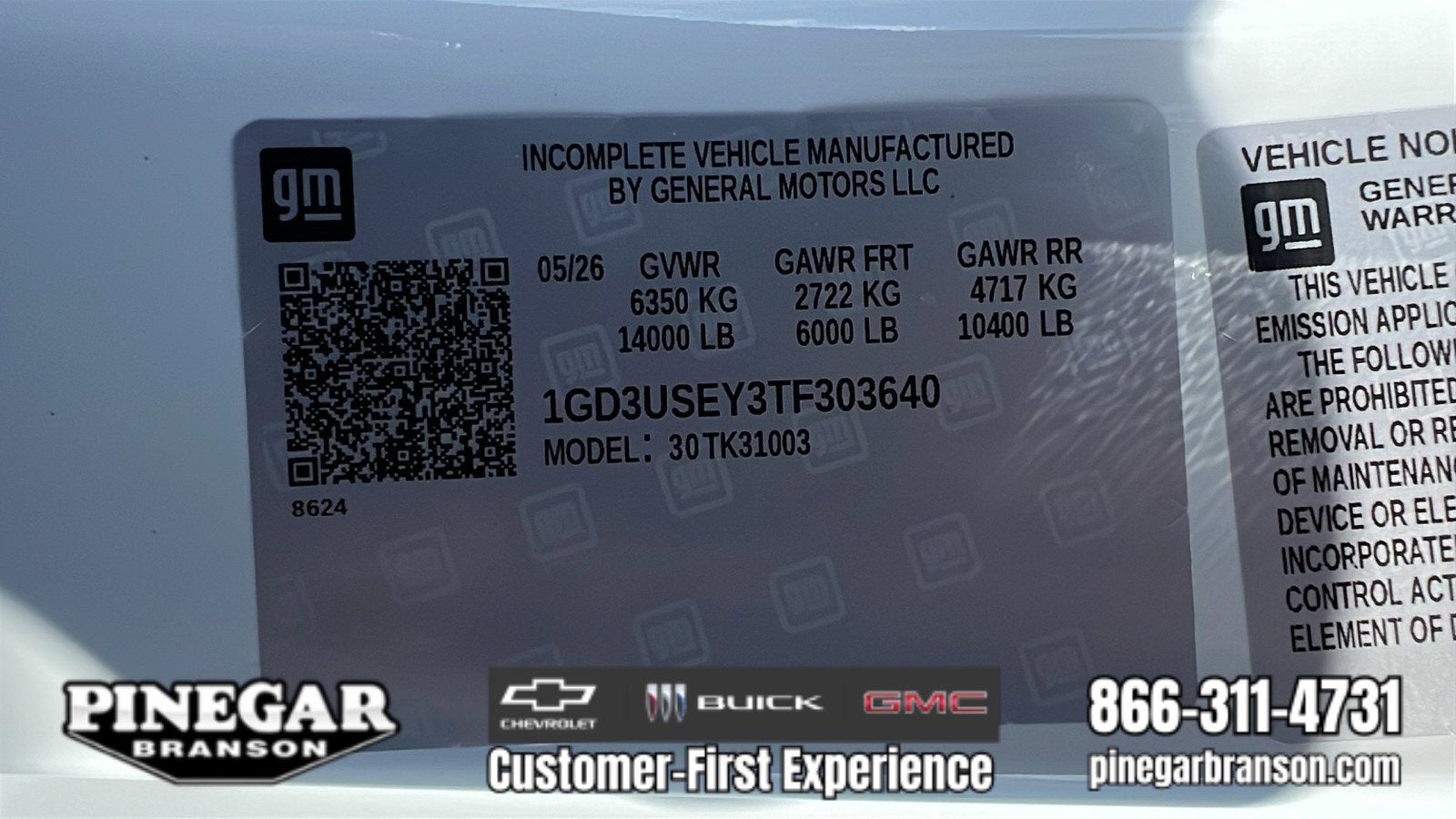 2026 GMC Sierra 3500 HD Chassis Cab Pro