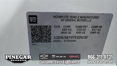 2026 GMC Sierra 3500 HD Chassis Cab Pro