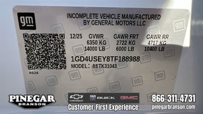 2026 GMC Sierra 3500 HD Chassis Cab Pro