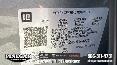 2026 GMC Yukon XL AT4