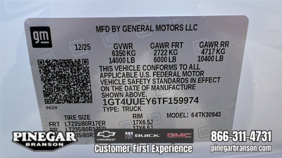 2026 GMC Sierra 3500 HD SLT DRW