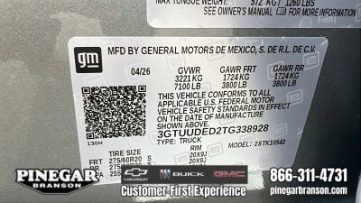 2026 GMC Sierra 1500 SLT