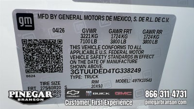 2026 GMC Sierra 1500 SLT