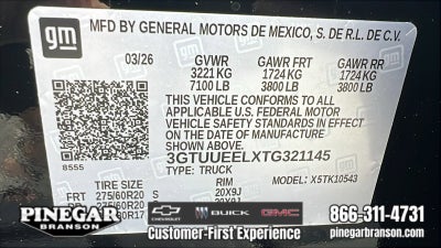 2026 GMC Sierra 1500 AT4