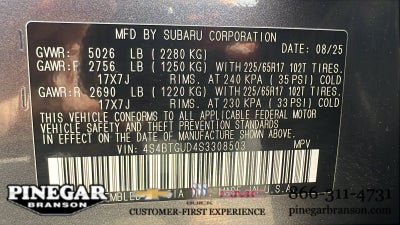 2025 Subaru Outback Wilderness