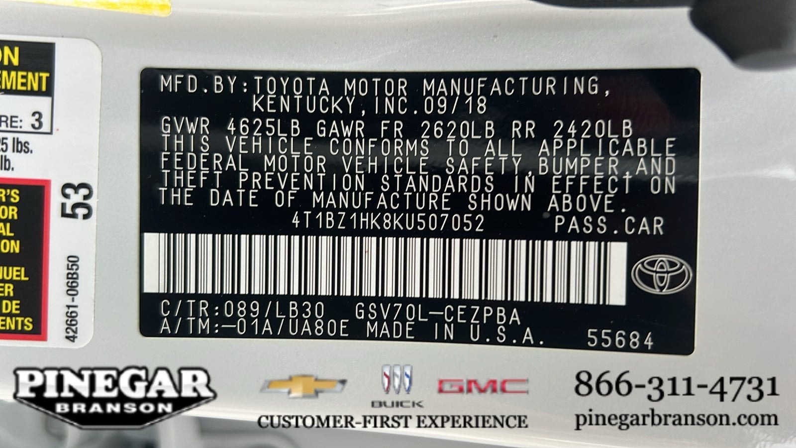 2019 Toyota Camry XSE V6