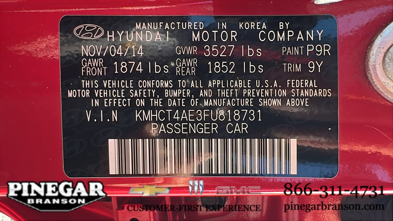 2015 Hyundai Accent GLS