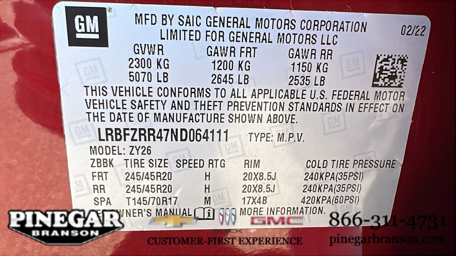 2022 Buick Envision Avenir