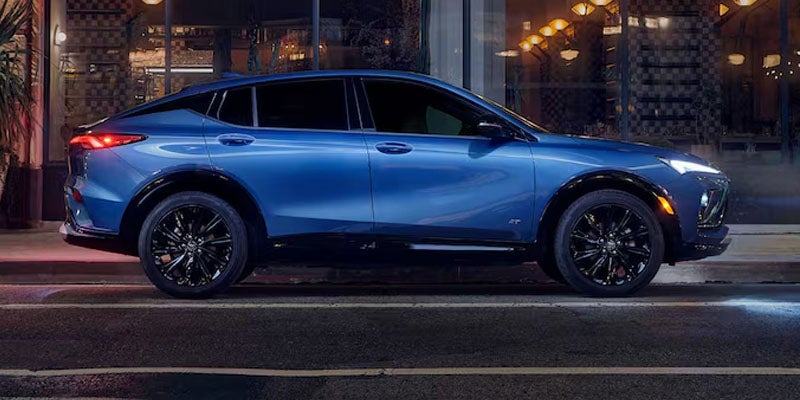 2026 Buick Envista, side view at night.