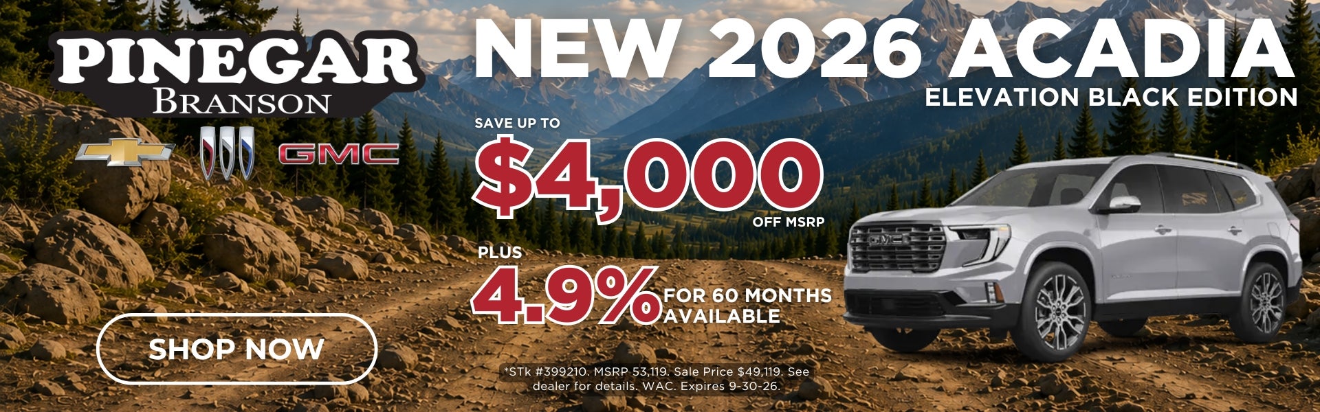 2026 GMC Acadia