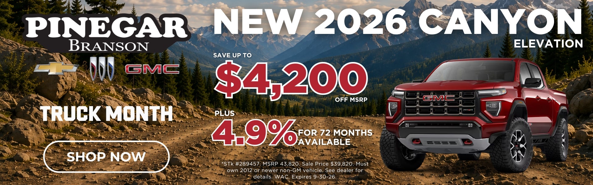 2026 GMC Canyon